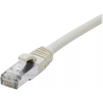 EXERTIS CONNECT Cat 6A S/FTP Patchkabel, 0,15 m, Grau, Schlanke Knickschutztülle 858401