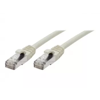 Exertis Connect CAT 6a S/FTP Patchkabel, RJ45 auf RJ45, 10 m, Grau 858410