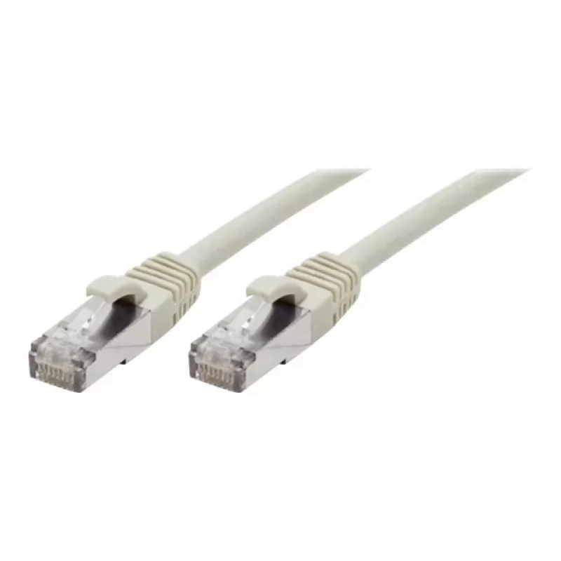 Exertis Connect CAT 6a S/FTP Patchkabel, RJ45 auf RJ45, 10 m, Grau 858410