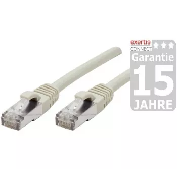 Exertis Connect 858413 Cat6a S/FTP Netzwerkkabel, 25 m, Grau