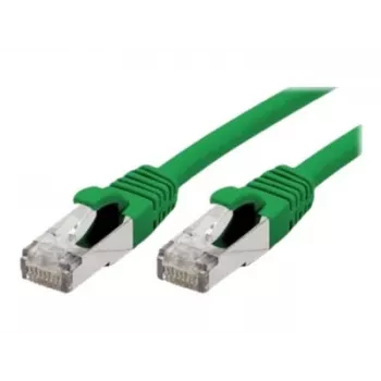 EXERTIS CONNECT Cat 6A S/FTP Patchkabel, 3,0 m, Grün, Slim Snagless Boot 858439