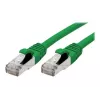 EXERTIS CONNECT Cat 6A S/FTP Patchkabel, 3,0 m, Grün, Slim Snagless Boot 858439