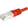 EXERTIS CONNECT CAT.6a F/UTP Patchkabel, Rot, 20 m, 10 Gbps, RJ45, Slim Strain Relief 859541