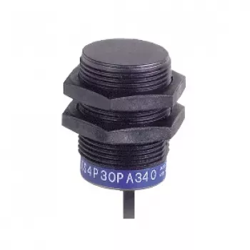 TMSS GERMANY Induktiver Näherungssensor XS4P30PA340, M30, PNP NO, 10mm Erfassung, 12-24VDC, 2m Kabel