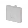 EXERTIS CONNECT Dexlan Zentralscheiben-Einsatz 45 x 45 mm für 1 Keystone-Modul, Signalweiß RAL 9003 (911722)
