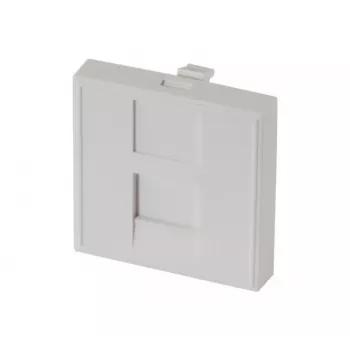 EXERTIS CONNECT Dexlan Zentralscheiben-Einsatz 45 x 45 mm für 1 Keystone-Modul, Signalweiß RAL 9003 (911722)