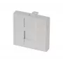 EXERTIS CONNECT Dexlan Zentralscheiben-Einsatz 45 x 45 mm für 1 Keystone-Modul, Signalweiß RAL 9003 (911722)