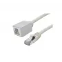 EXERTIS CONNECT Cat. 6A S/FTP Patchkabel-Verlängerung, halogenfrei, grau, 10 m 858754