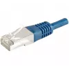 EXERTIS CONNECT Cat.6a F/UTP Patchkabel, 0,5 m, Blau, 10 Gbps 859517