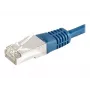 EXERTIS CONNECT Cat.6a F/UTP Patchkabel, 1m, Blau, 10 Gbps 859518