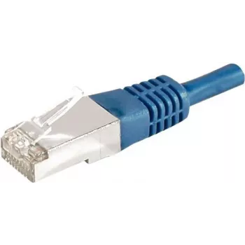 EXERTIS CONNECT 859522 Cat.6a F/UTP Patchkabel, 5 m, Blau, 10 Gbps, Slim Boot