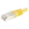 EXERTIS CONNECT Cat.6a F/UTP Patchkabel, Gelb, 0,5 m, 10 Gbps 859562