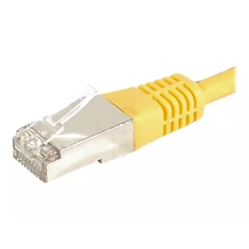 EXERTIS CONNECT Cat.6a F/UTP Patchkabel, RJ45, Gelb, 1,5 m, 10 Gbps 859564