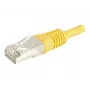EXERTIS CONNECT Cat.6a F/UTP Patchkabel, 7,5 m, Gelb, 10 Gbps, Slim Bend Protection 859568