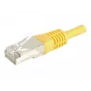 EXERTIS CONNECT Cat.6a F/UTP Patchkabel, 20 m, Gelb, 10 Gbps, Slim Snagless Boot 859571
