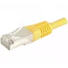 EXERTIS CONNECT 859572 Cat.6a F/UTP Patchkabel, 25 m, Gelb, 10 Gbps, Slim Boot