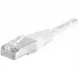 EXERTIS CONNECT 859576 Cat.6a F/UTP Patchkabel, 0,3 m, Weiß, 10 Gbps, Slim Boot