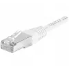 EXERTIS CONNECT 859576 Cat.6a F/UTP Patchkabel, 0,3 m, Weiß, 10 Gbps, Slim Boot