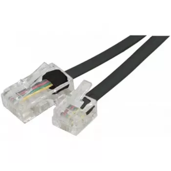 EXERTIS CONNECT Telefonkabel, Schwarz, 5,0 m (EXC911737)