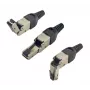 EXERTIS CONNECT feldkonfektionierbarer RJ45-Stecker, Cat.6A, STP, verstellbarer Winkel (920822)