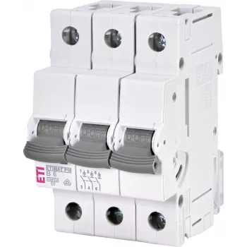 ETI 001901307 ETIMAT P10 3-poliger 6A B-Charakteristik Leitungsschutzschalter 415V 10kA