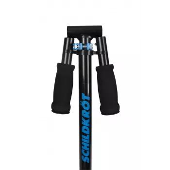 SCHILDKROT Junior Kick Scooter City Scooter Runabout, Blau, Aluminium-Deck und Lenker, 145 mm PU-Räder, 3-fach höhenverstellbar, faltbar 510303