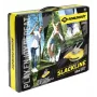 SCHILDKRÖT Slackline-Set 15 m gelb, 50 mm breit mit Ratschenspannung – Balance-Trainingskit 970701
