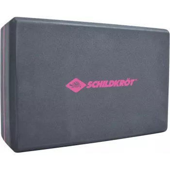 Schildkröt Fitness Yoga-Block – Schwarz – EVA-Schaum – 225 x 150 x 75 mm – 150 g 960136