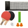 DONIC SCHILDKRÖT Mini-Tischtennis-Set – 2 FSC-Schläger (140 x 90 mm), Ball, Netz 788460