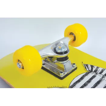 SCHILDKROT Skateboard Kicker 78,70 cm (31 Zoll) Green Dog Deck 790 x 200 mm, 9-fach Ahorn, Concave – 1 Stück (510604)