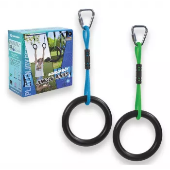 SCHILDKROT Jungle Ring-Set, 180 mm ABS-Ringe mit UV-beständigen Seilen, 1 Set (970714)