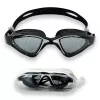 SCHILDKRÖT Murano Erwachsenen-Schwimmbrille, Weiß/Schwarz, Weiche Silikondichtungen, Geteiltes Kopfband, Anti-Beschlag, UV-Schutz 940056