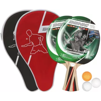 DONIC SCHILDKRÖT Tischtennis-Set Top Team 1016,00cm (400) - 2 Schläger Top Team 400, 3 Bälle 788495