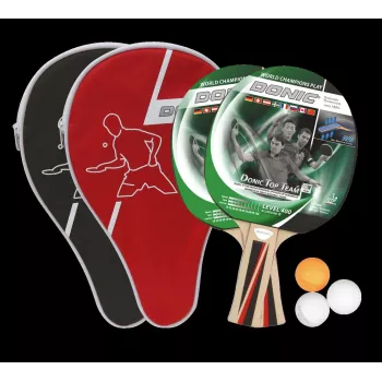 DONIC SCHILDKRÖT Tischtennis-Set Top Team 1016,00cm (400) - 2 Schläger Top Team 400, 3 Bälle 788495