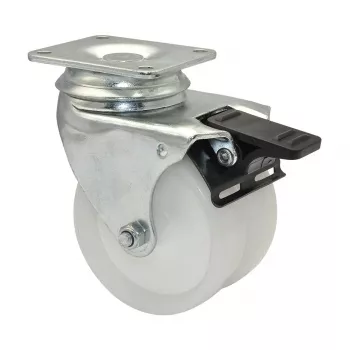 Wagner design yourself ECO RO 3277 Doppelrollen-Lenkrolle 32 mm Weiß/Grau (3327701)