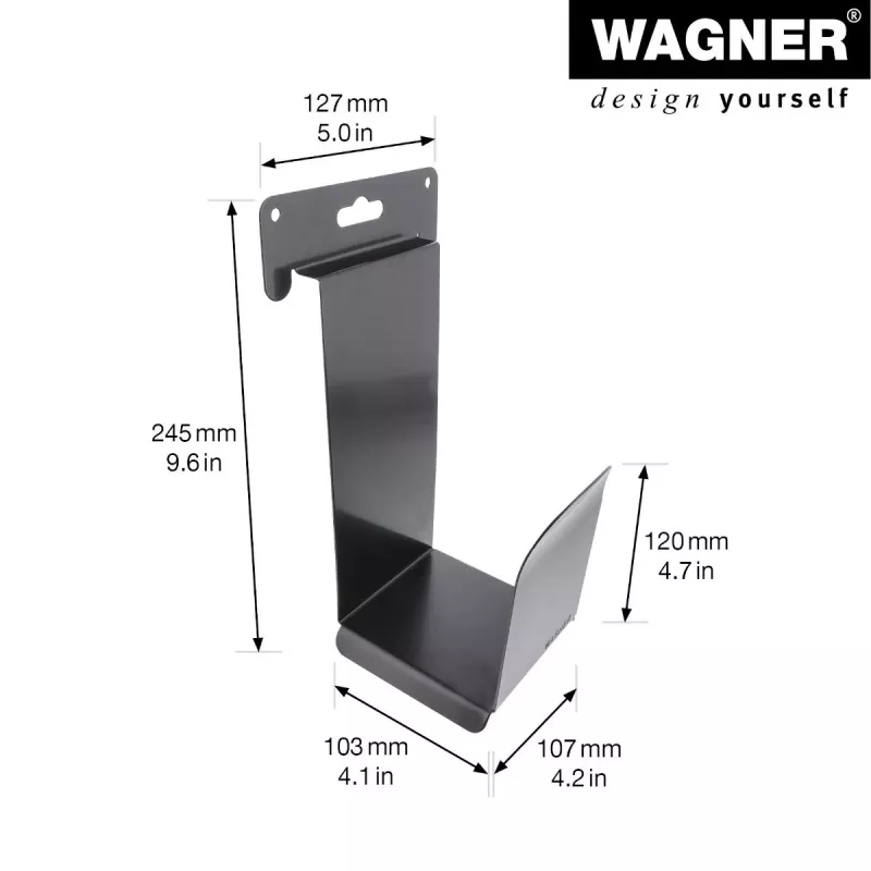 Wagner design yourself Wandhalterung WH 2089 Schwarz (15208901)