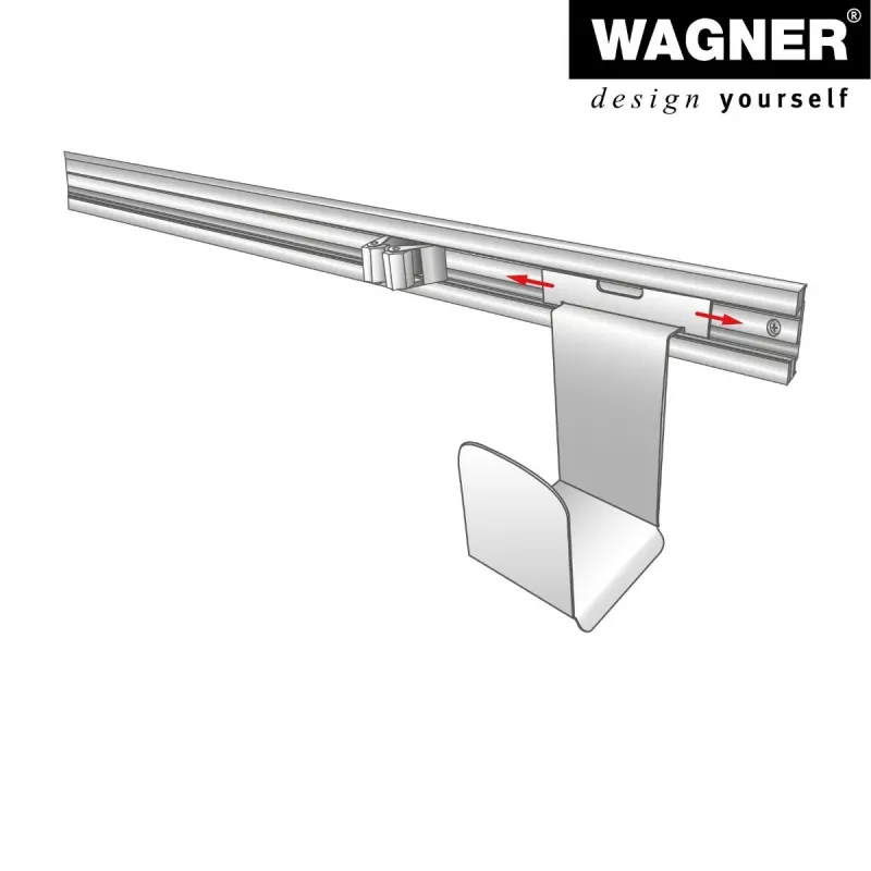 Wagner design yourself Wandhalterung WH 2089 Schwarz (15208901)