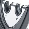 GRAEF Piccolo Manueller Messerschärfer 12-teiliges Set mit Display, 20° Winkel, Schwarz