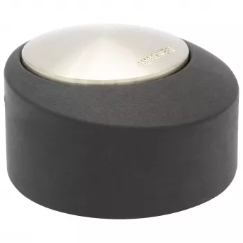 Wagner Design Yourself EH 5181 Boden-Türstopper, Zinkdruckguss mit Gummipuffer, Matto-Nickel, 50 mm 15518111