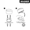 Wagner Design Yourself EH 5181 Boden-Türstopper, Zinkdruckguss mit Gummipuffer, Matto-Nickel, 50 mm 15518111