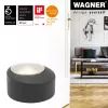 Wagner Design Yourself EH 5181 Boden-Türstopper, Zinkdruckguss mit Gummipuffer, Matto-Nickel, 50 mm 15518111