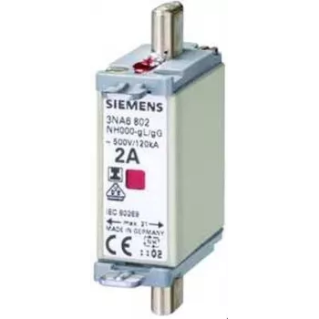 Siemens 3NA6824 NH-Sicherungseinsatz Größe 000 80 A 500 V AC/250 V DC gG
