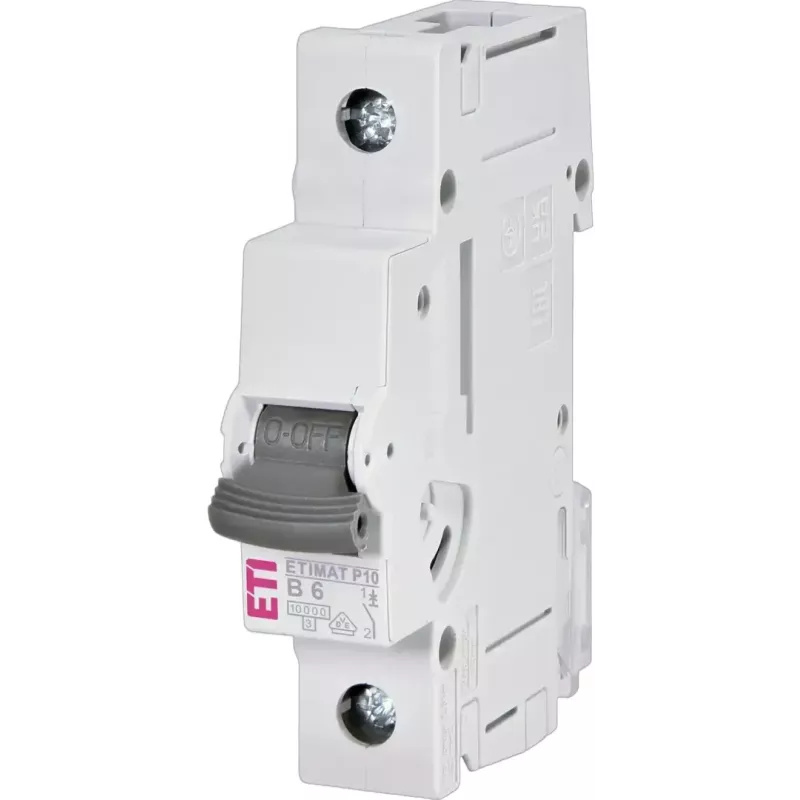 ETI ETIMAT P10 1P B6 Leitungsschutzschalter 6A, Charakteristik B, 230/400V, 10kA