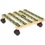 WAGNER design yourself Pflanzenroller GH0653 quadratisch Holz 29x8 cm 20065301
