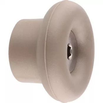 Wagner design yourself DOT Garderobenhaken, Taupe, 1 Haken, Zinkdruckguss, Schraubmontage 17022121