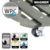 WAGNER design yourself Pflanzenroller GH0528 Kunststoff, Ø 29 cm Dunkelgrün Rund, 1 Stk. 20052801