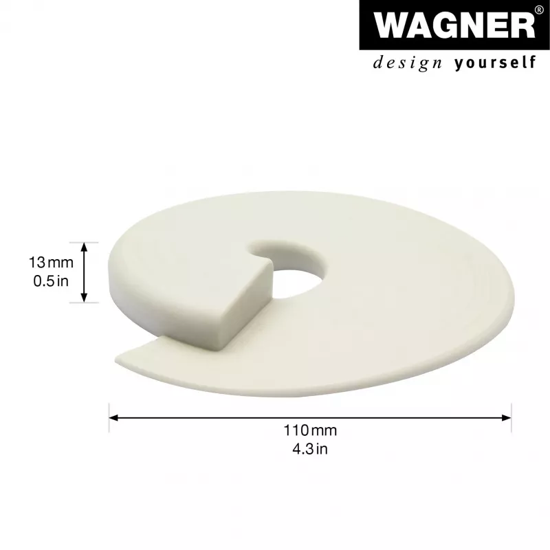 Wagner Design Yourself EH 6979 Türstopper Kunststoff Weiß Selbstklebend 15697901