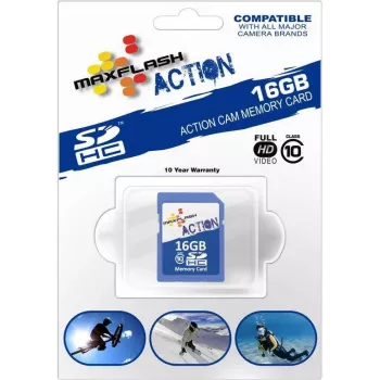 MEMORYSOLUTION MAXFLASH 8GB Action SDHC-Karte Class 10, Retail SD8GHCCL10M-R