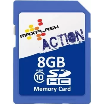 MEMORYSOLUTION MAXFLASH 8GB Action SDHC-Karte Class 10, Retail SD8GHCCL10M-R