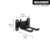 Wagner design yourself Wandhalterung WH 2092 Schwarz (15209201)